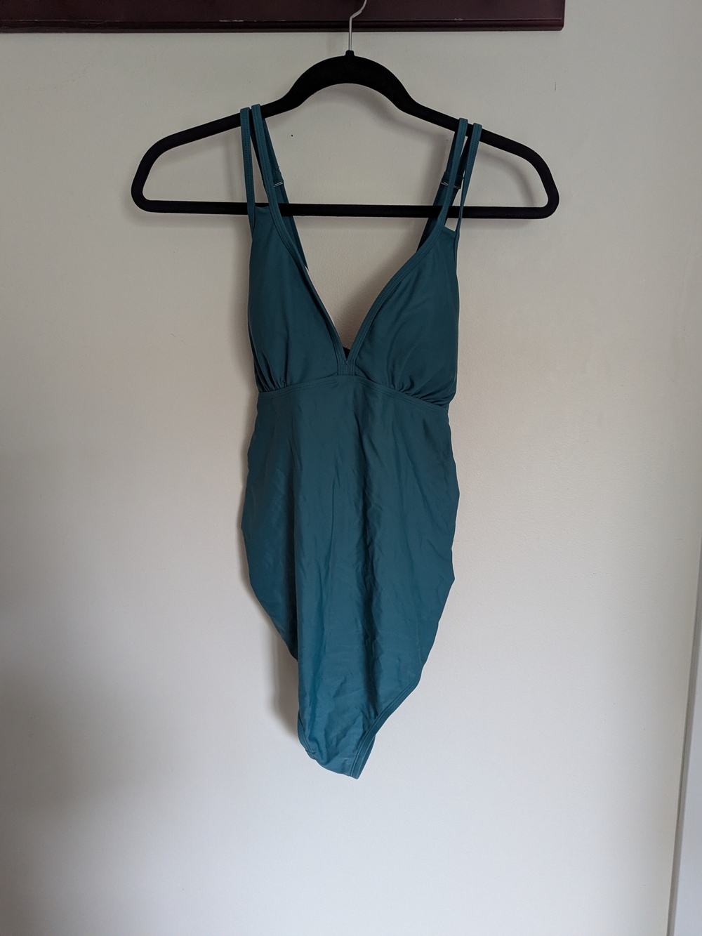 Maternity Teal One-Piece Swimsuit